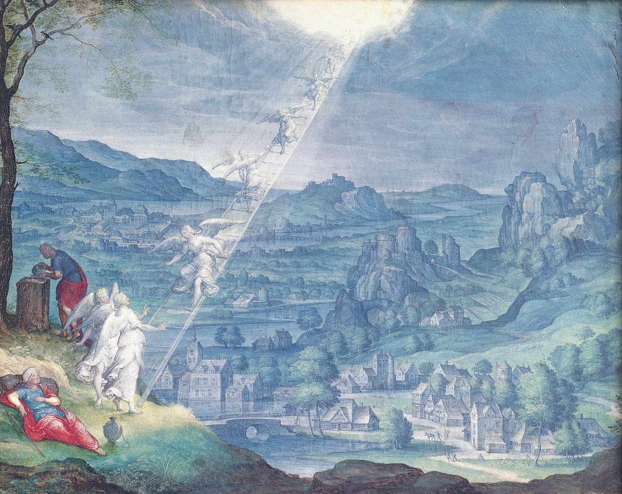 Sen Jakuba (tempera na pergaminie na panelu) autorstwa Johann Wilhelm Baur