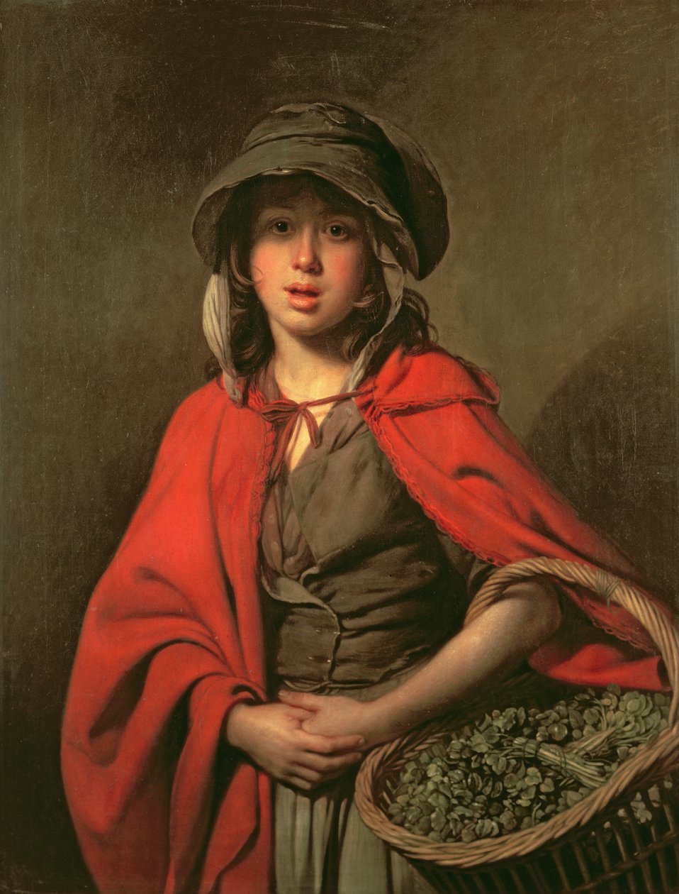 Dziewczyna z rukwi wodnej autorstwa Johan Joseph Zoffany