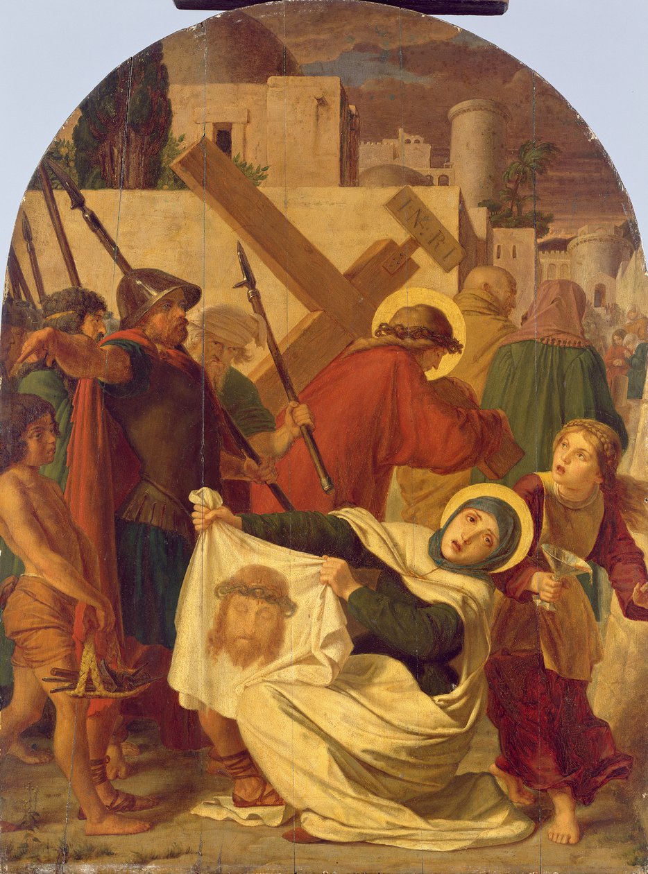 Niesienie krzyża autorstwa Johann von Schraudolph