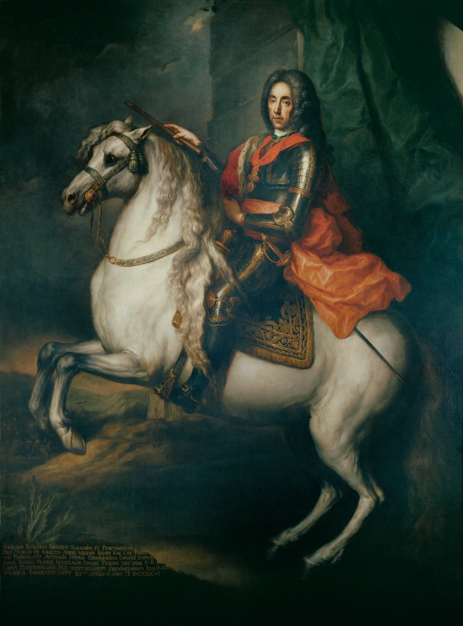 Eugeniusz Sabaudzki, książę, największy generał ... autorstwa Johann Gottfried Auerbach