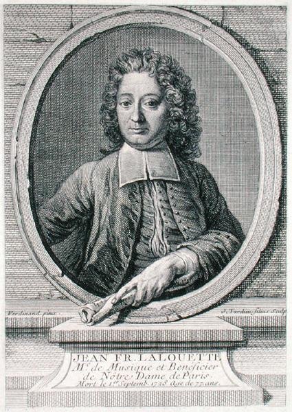 Jean Francois Lalouette (1651-1728) grawerowany przez Jacques-Nicolas Tardieu (1716-91) (grafika) autorstwa Johann (after) Ferdinand