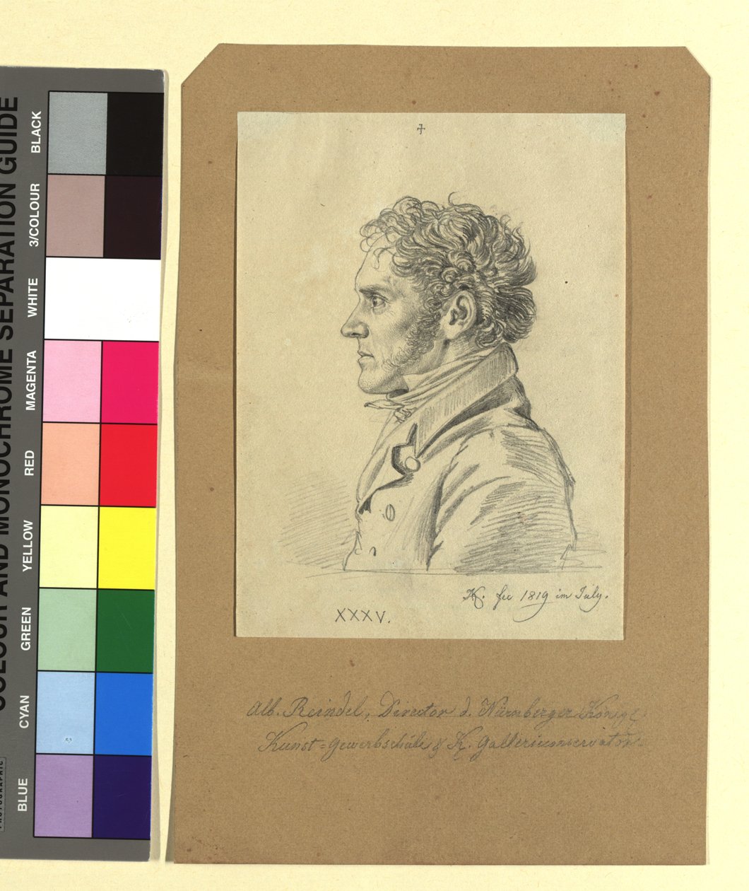 Albert Reindel (1784-1853), rytownik autorstwa Johann Adam Klein