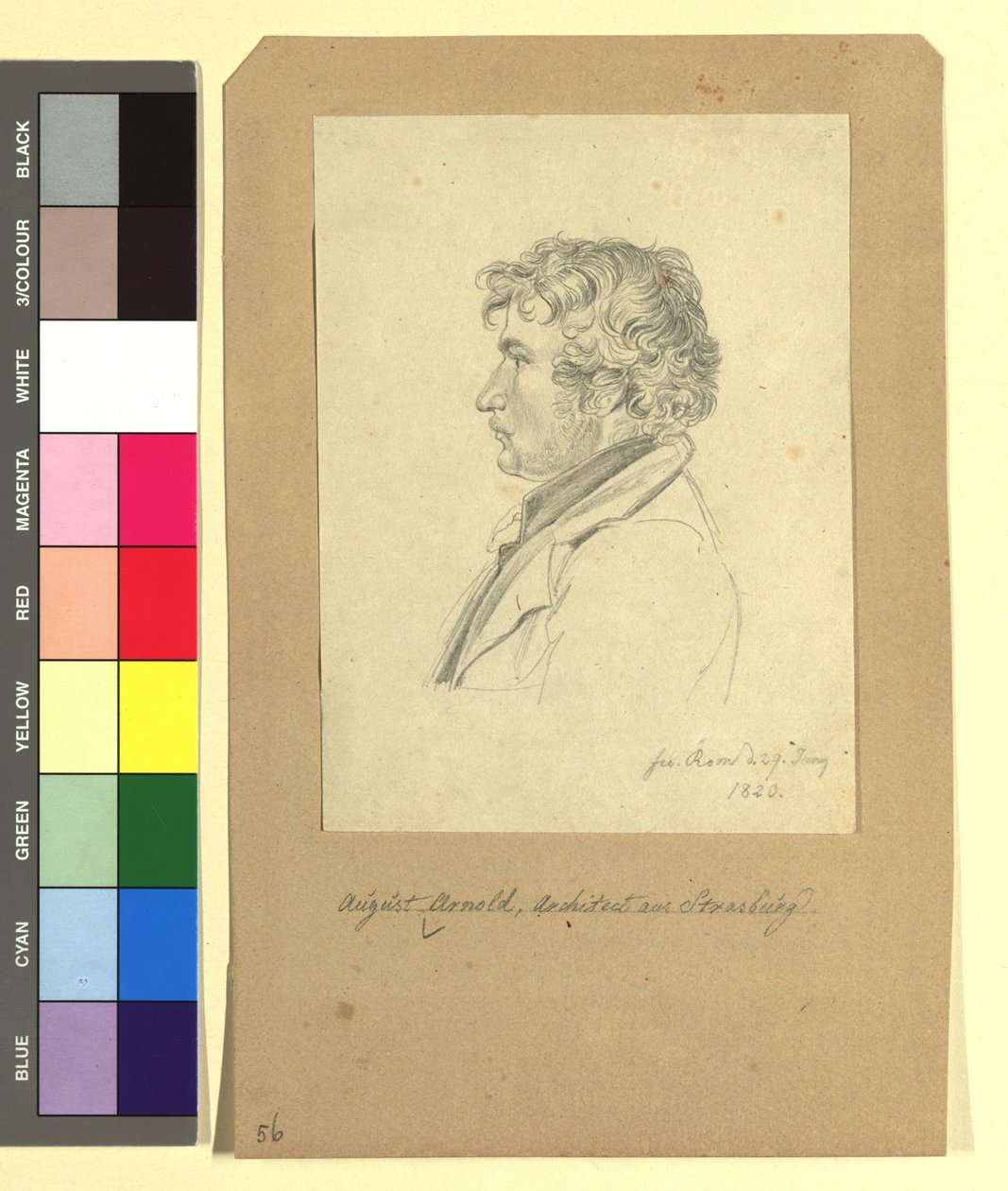 August Arnold (ur. 1799), architekt autorstwa Johann Adam Klein
