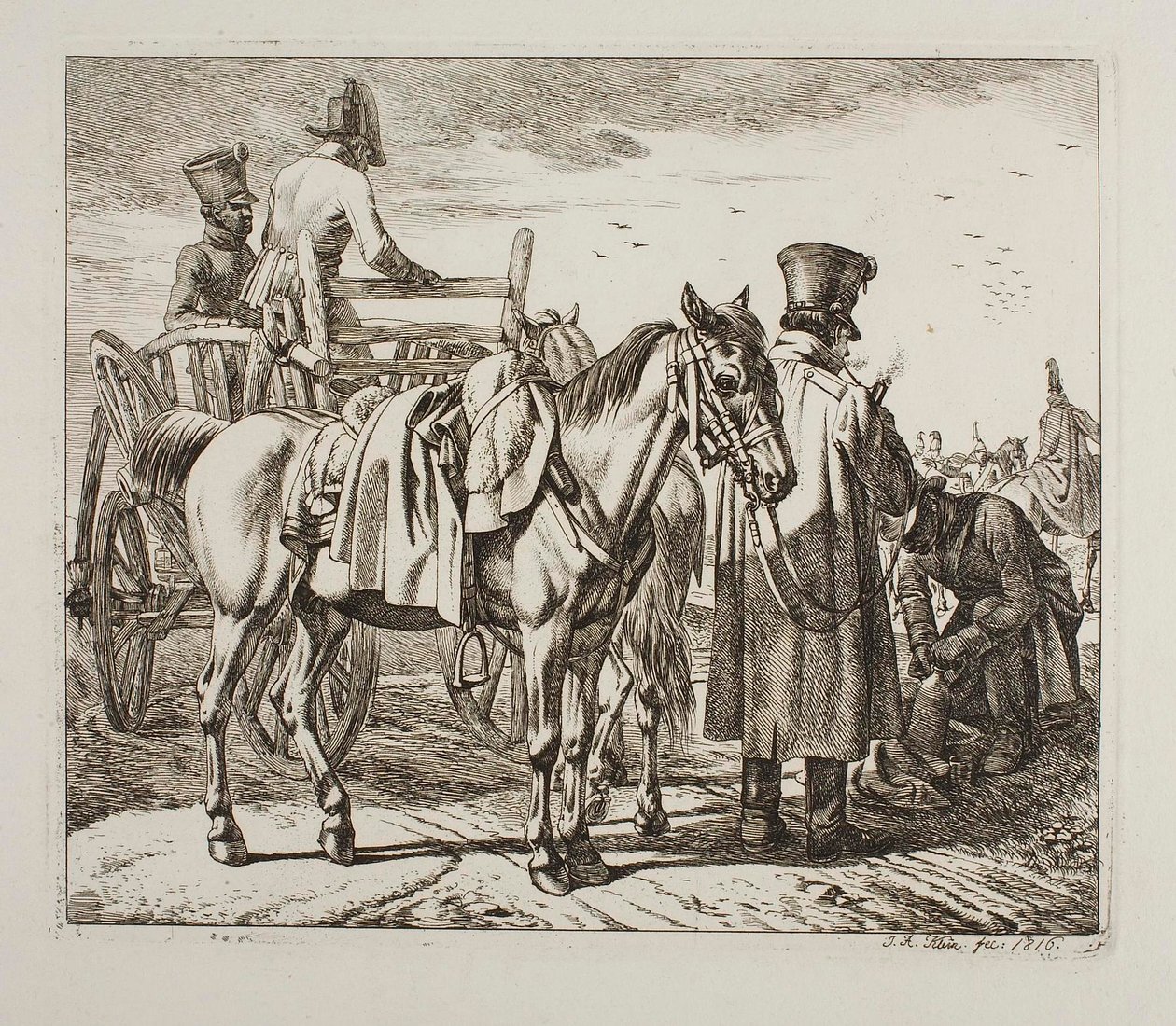 Wojsko austriackie autorstwa Johann Adam Klein