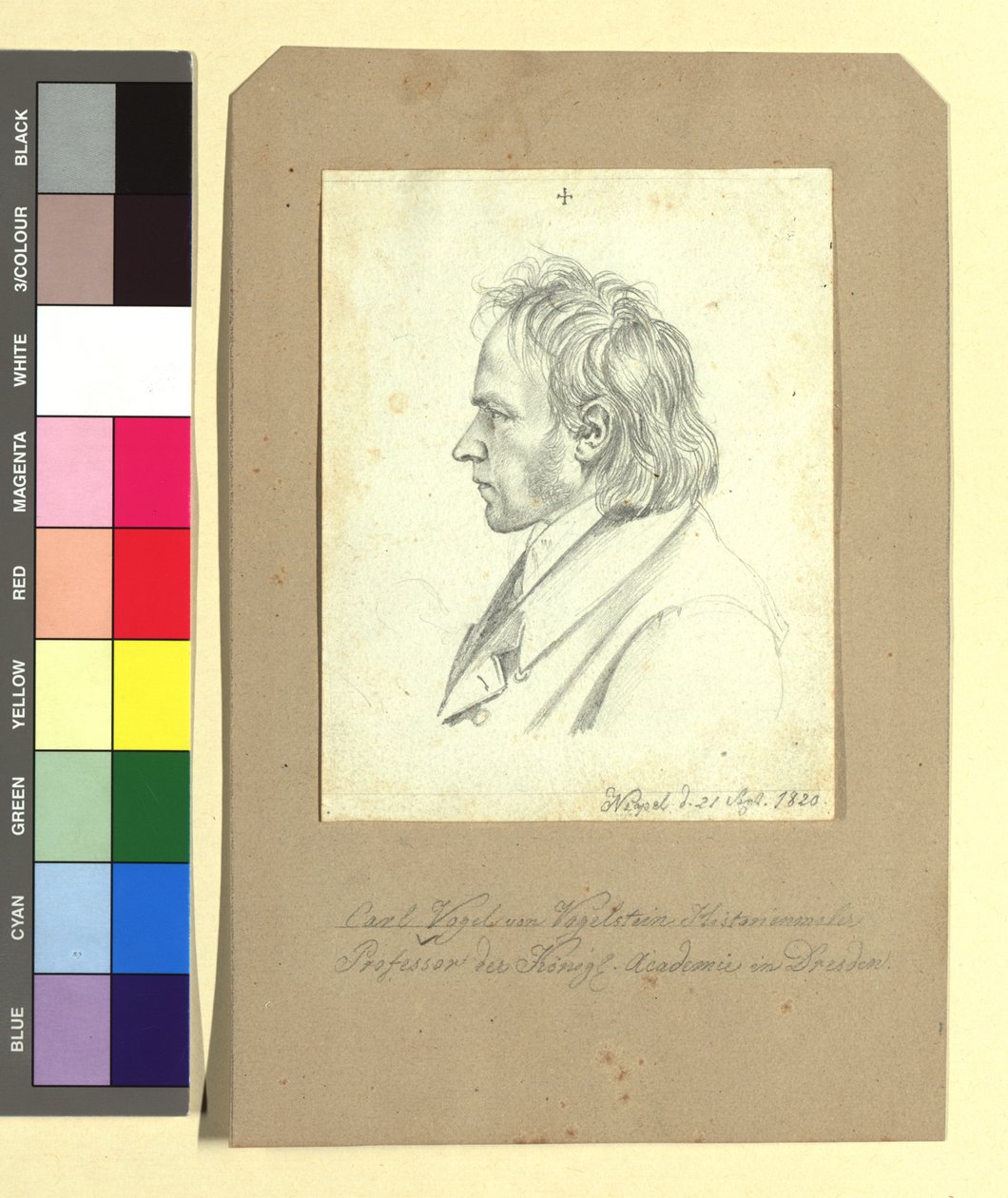 Carl Vogel von Vogelstein (1788-1868), malarz autorstwa Johann Adam Klein