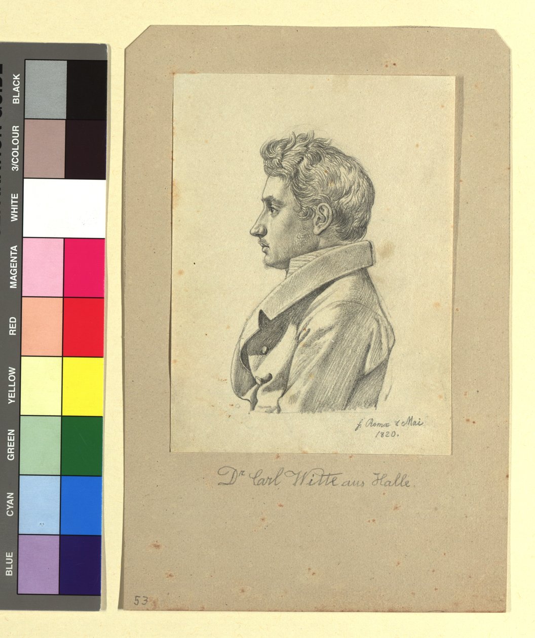 Carl Witte (Dr. jur. et phil., 1800-1883), poeta autorstwa Johann Adam Klein