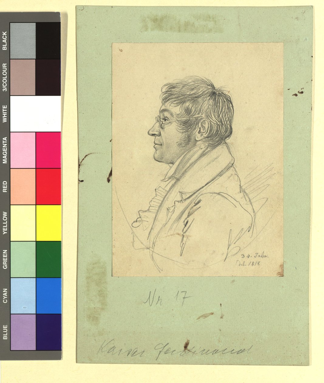 Ferdinand Kaiser (ur. 1784), księgarz w Wiedniu autorstwa Johann Adam Klein