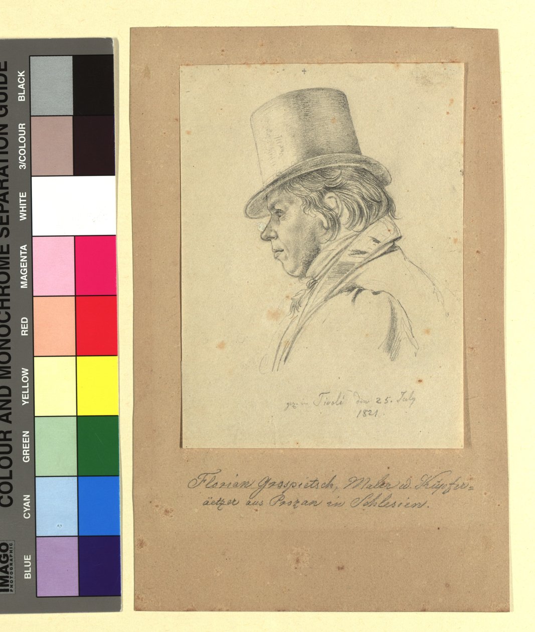 Florian Grospietsch (1789–po 1833), malarz autorstwa Johann Adam Klein