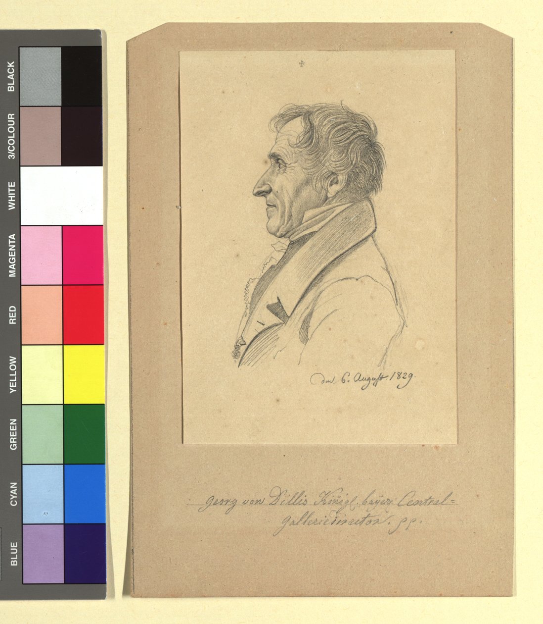Georg von Dillis (1759-1841), malarz, dyrektor galerii autorstwa Johann Adam Klein