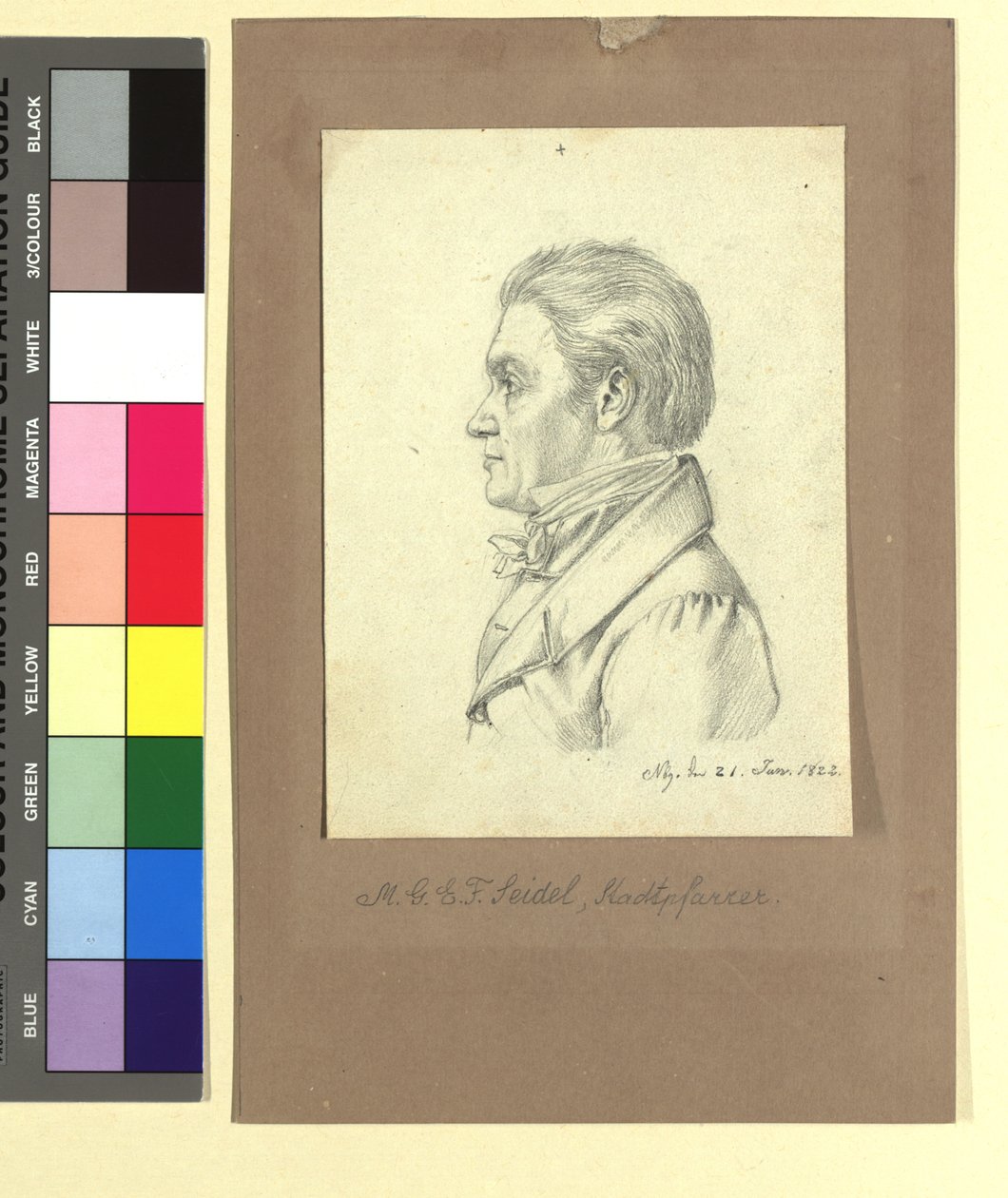 Gotthold Emanuel Friedrich Seidel (1774-1838), pastor w Norymberdze autorstwa Johann Adam Klein