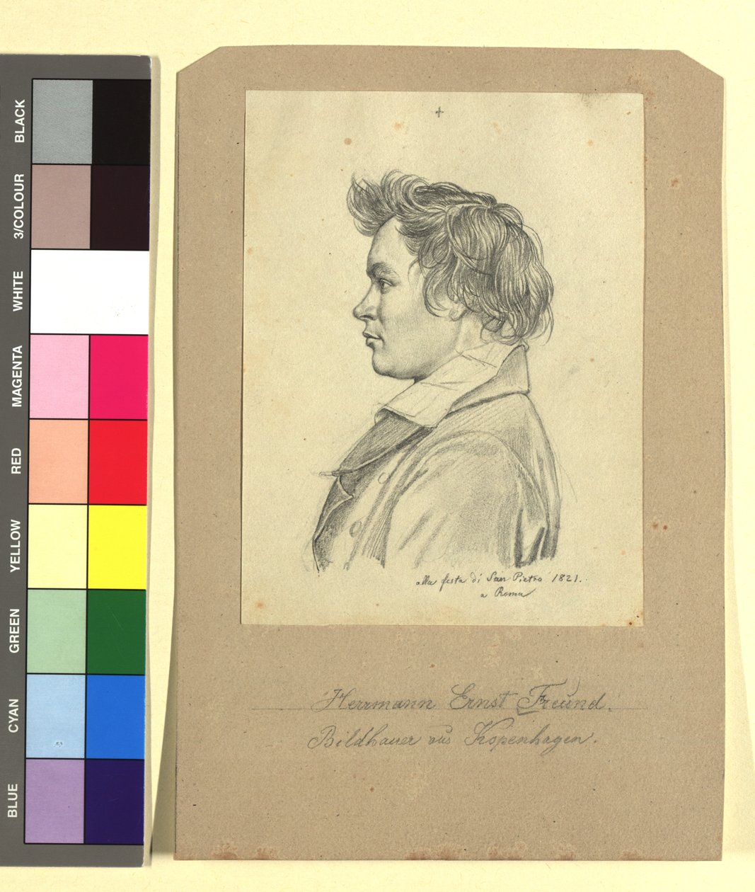 Hermann Ernst Freund (1786-1840), rzeźbiarz autorstwa Johann Adam Klein