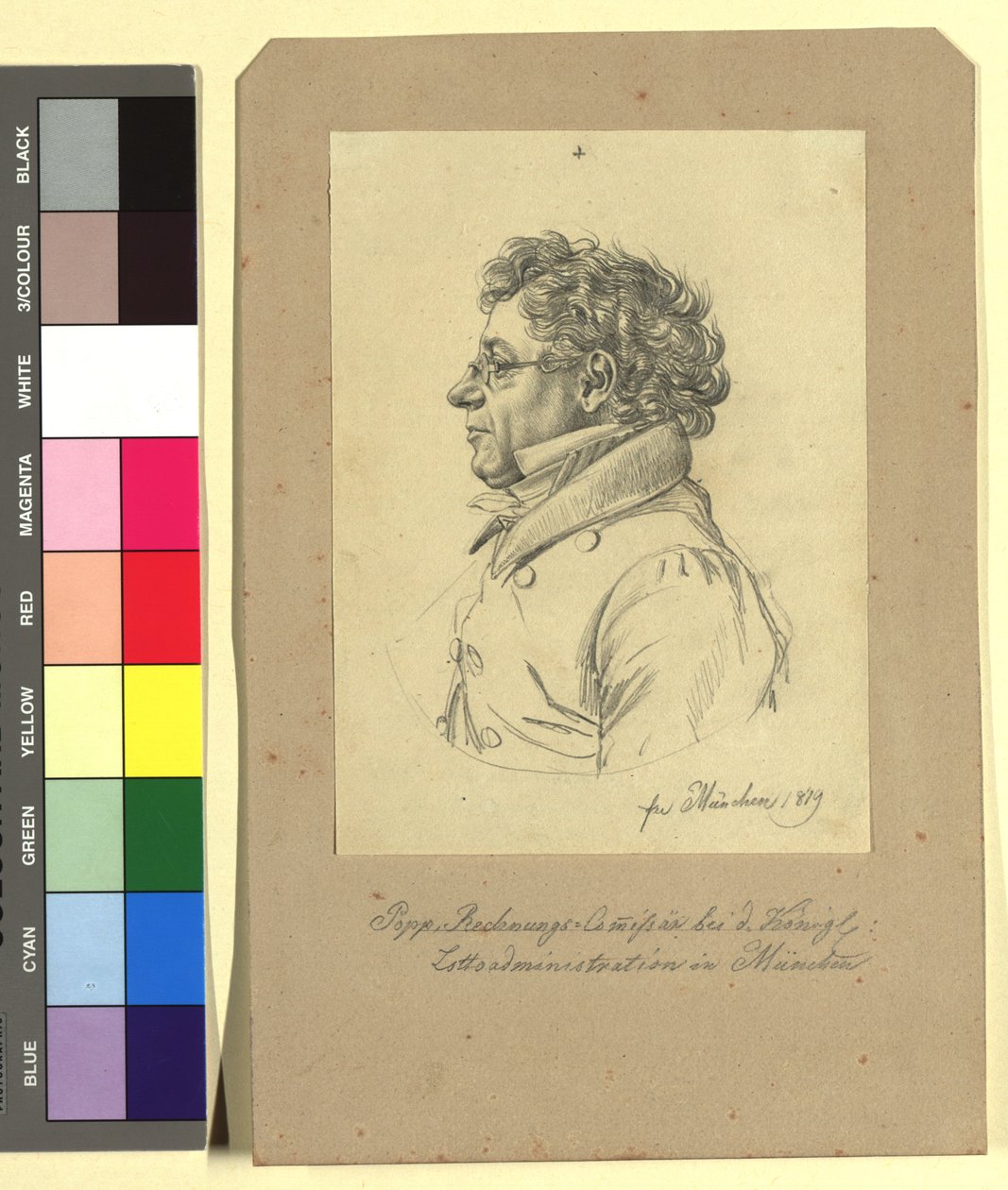 Pan von Popp (komisarz rachunkowy w Królewskiej Administracji Loterii w Monachium) autorstwa Johann Adam Klein