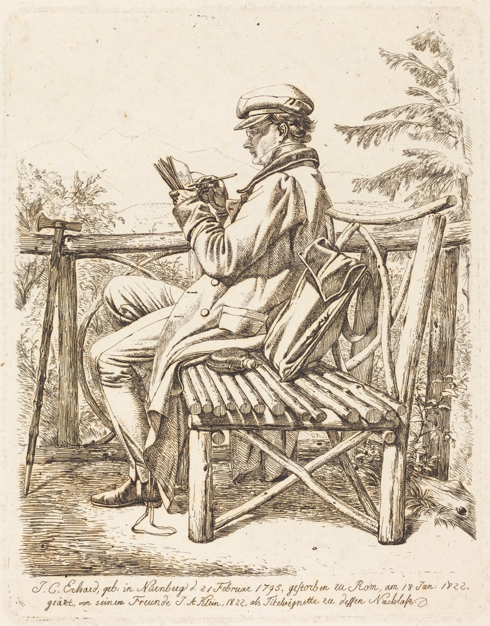 J.C. Erhard autorstwa Johann Adam Klein