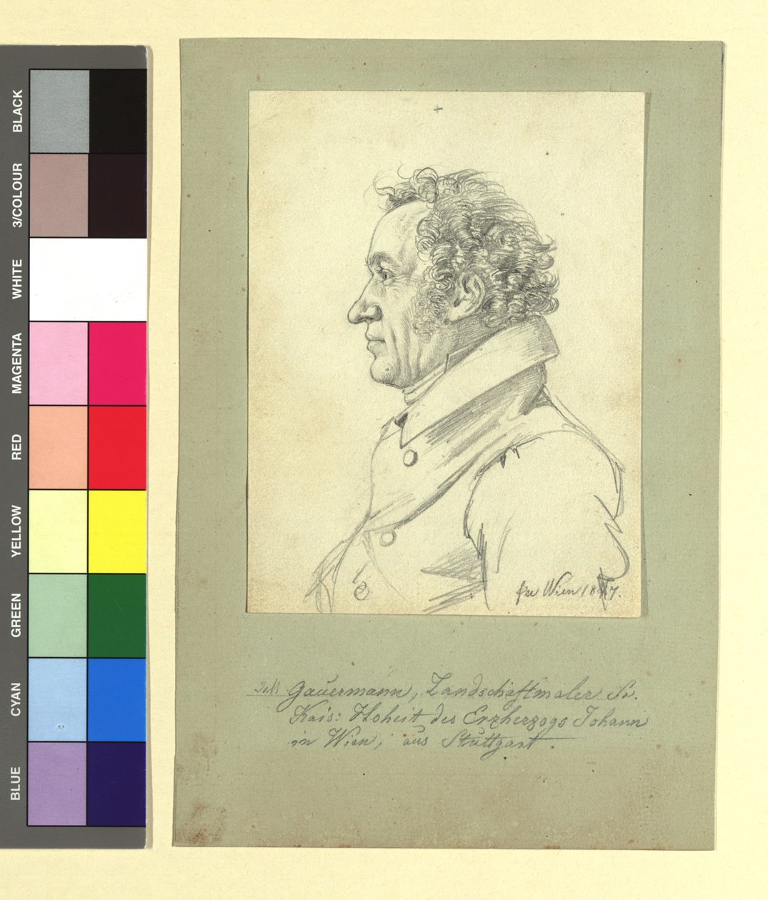 Jakob Gauermann (1773–1843), malarz autorstwa Johann Adam Klein
