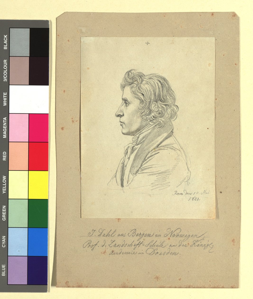 Johan Christian Clausen Dahl (1788–1857), malarz autorstwa Johann Adam Klein