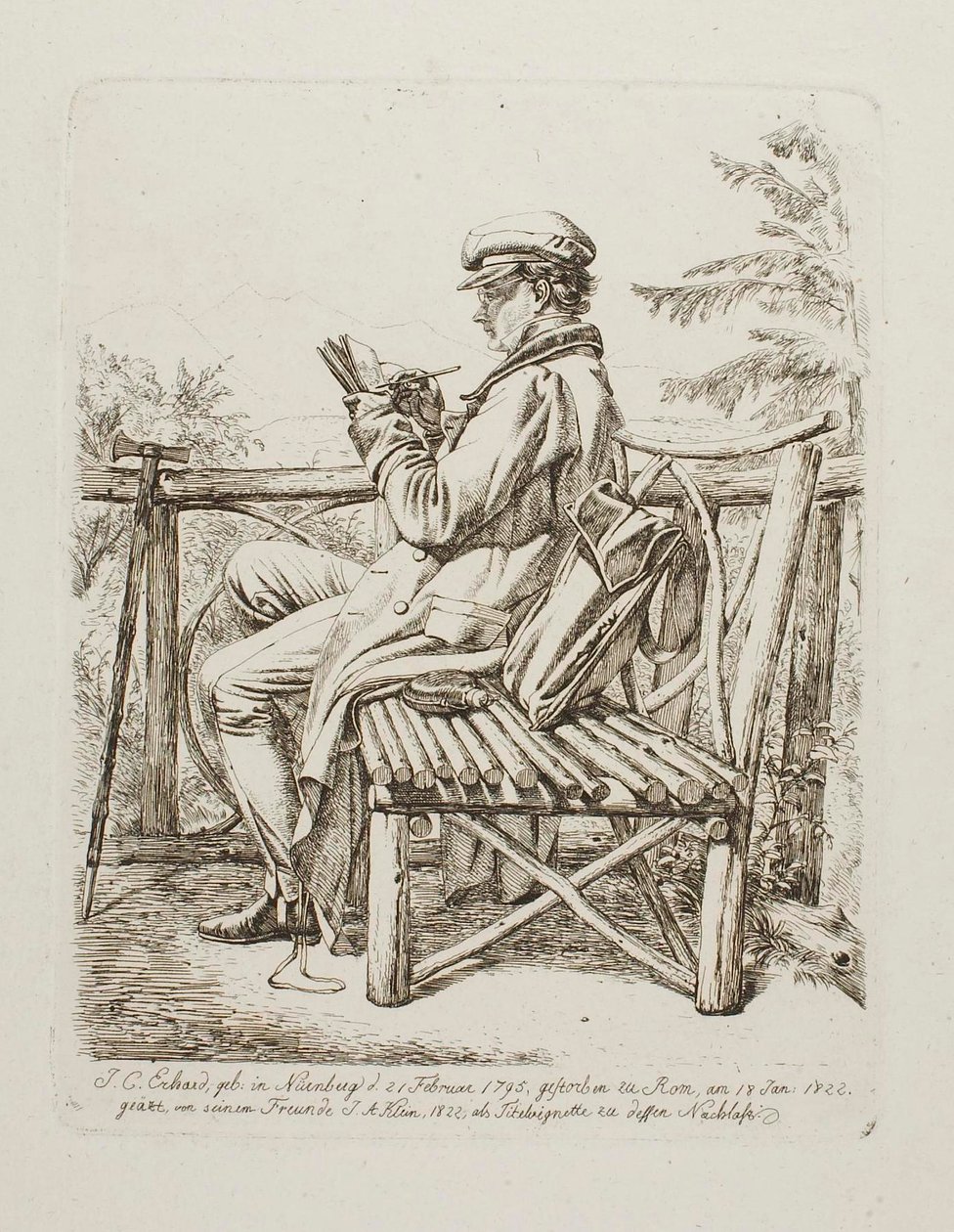 Johann Christoph Erhard autorstwa Johann Adam Klein