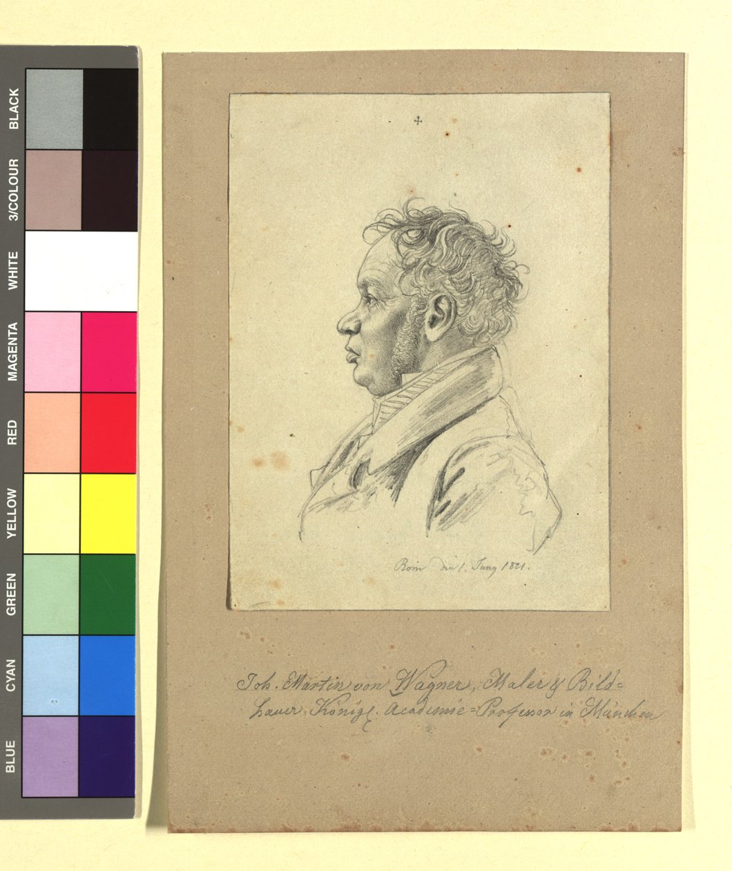 Johann Martin von Wagner (1777-1868), malarz autorstwa Johann Adam Klein