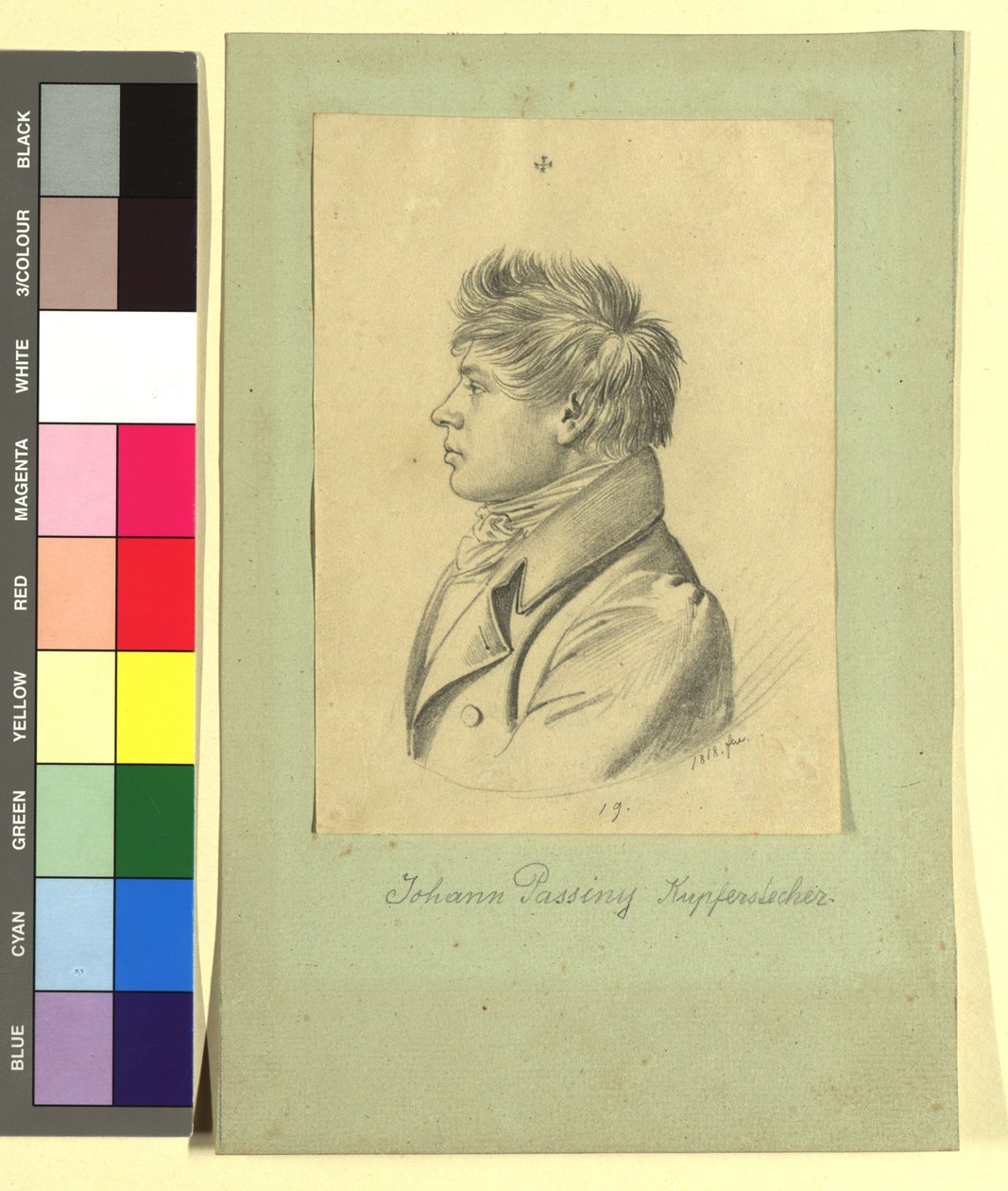 Johann Nepomuk Passini (1798-1874), malarz autorstwa Johann Adam Klein