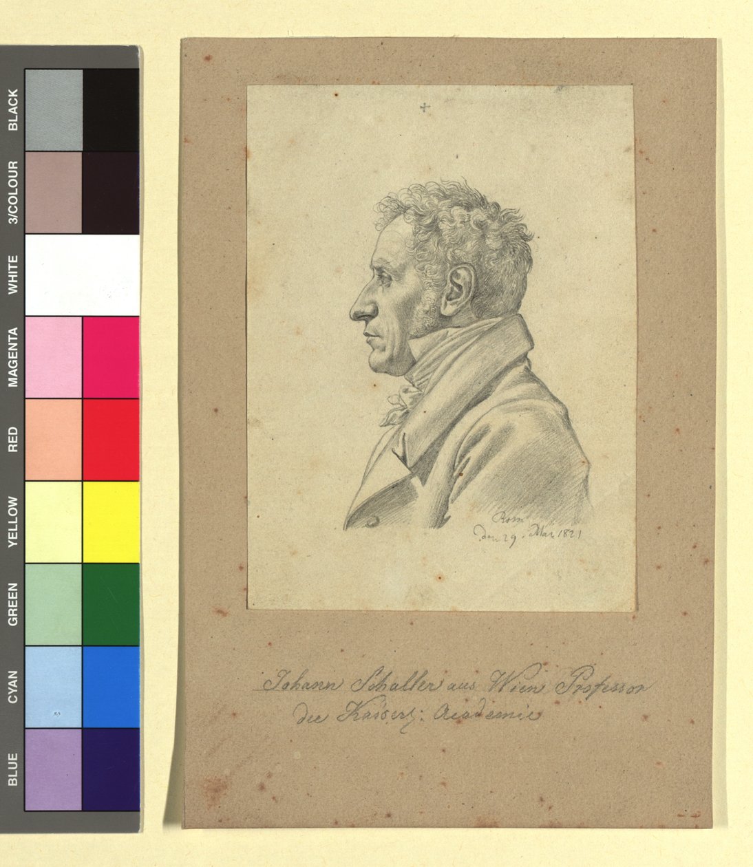 Johann Nepomuk Schaller (1777–1842), rzeźbiarz autorstwa Johann Adam Klein