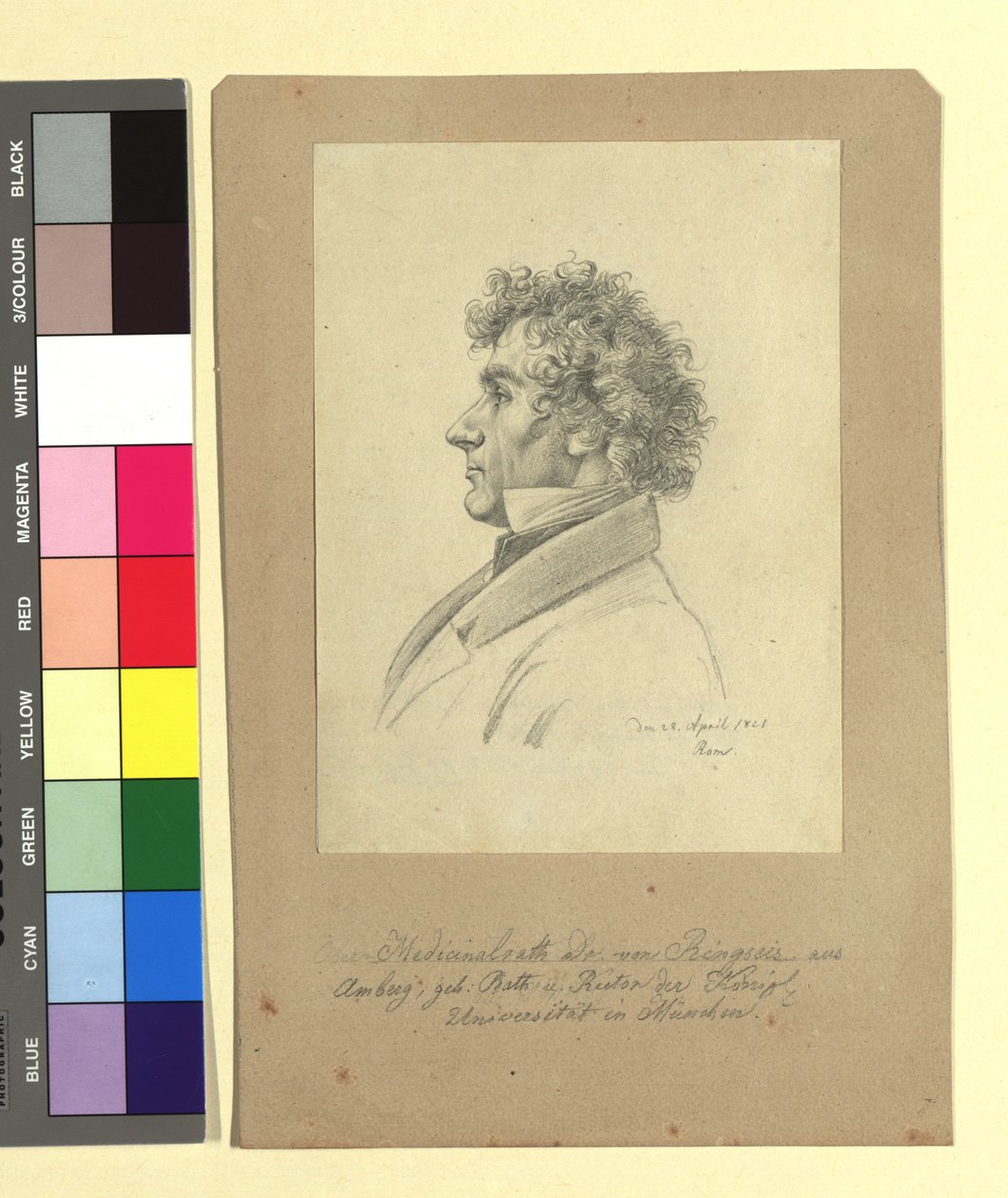 Johann Nepomuk von Ringseis (1785-1880), lekarz, rektor autorstwa Johann Adam Klein