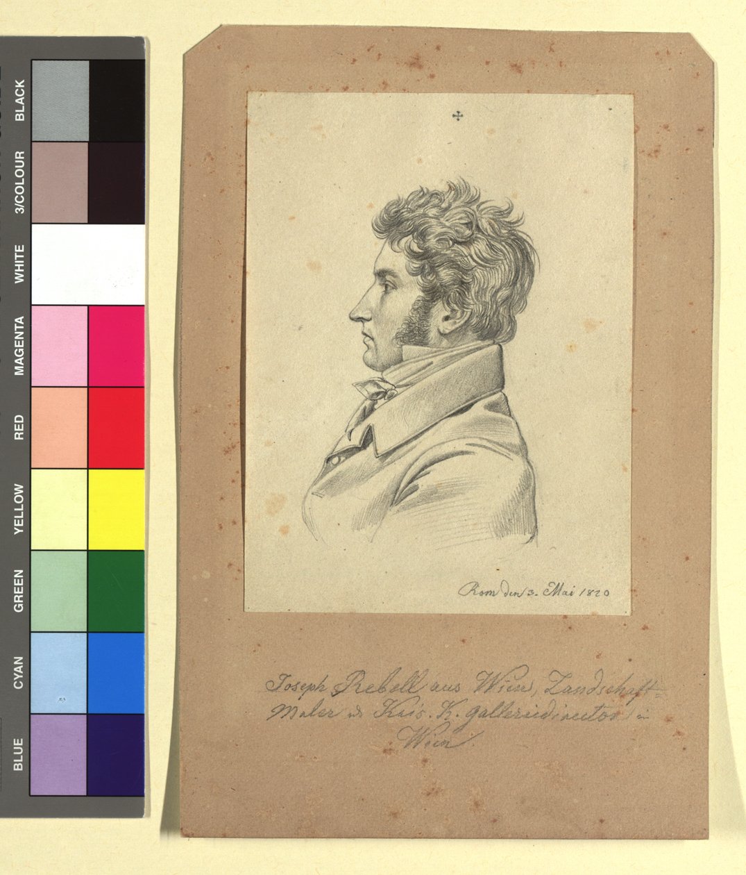 Josef Rebell (1787-1828), malarz autorstwa Johann Adam Klein