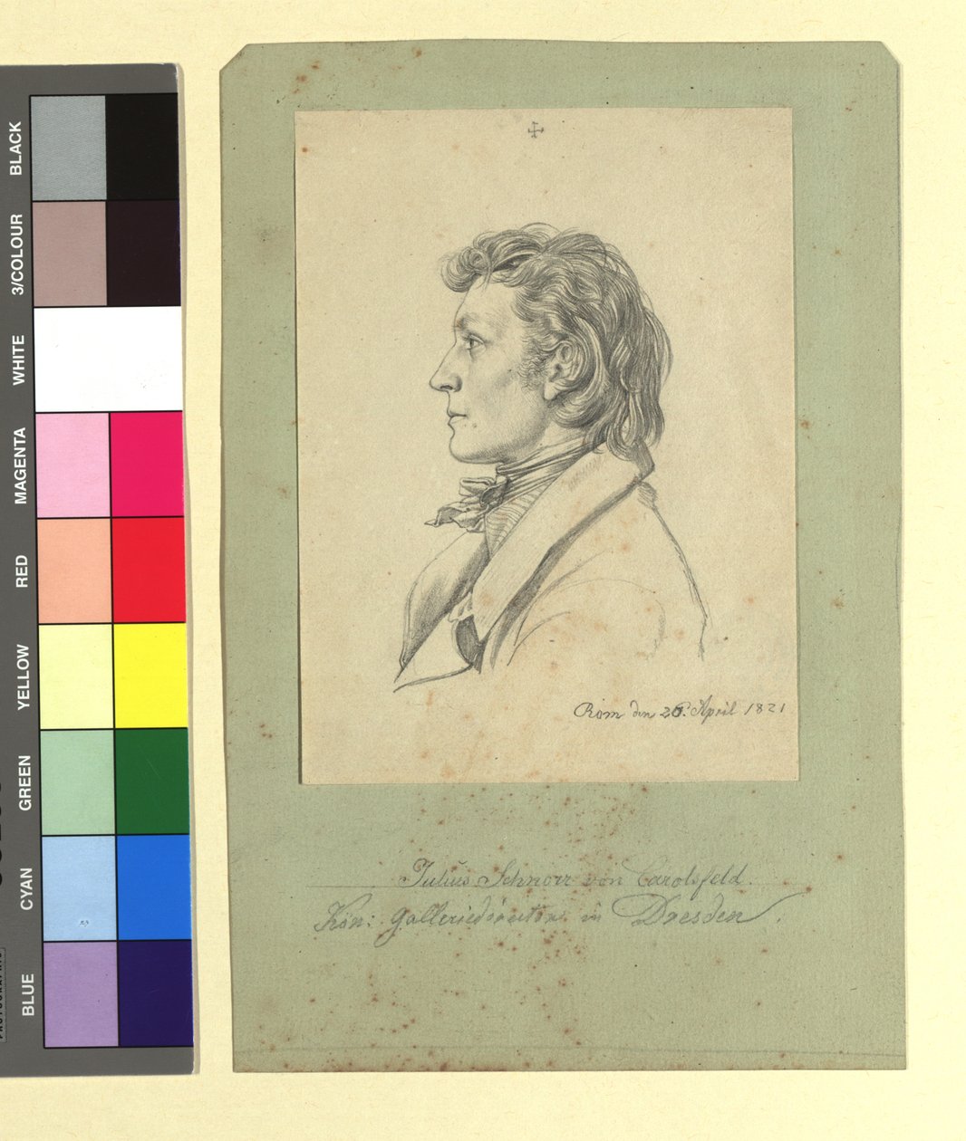 Julius Schnorr von Carolsfeld (1794-1872), malarz autorstwa Johann Adam Klein