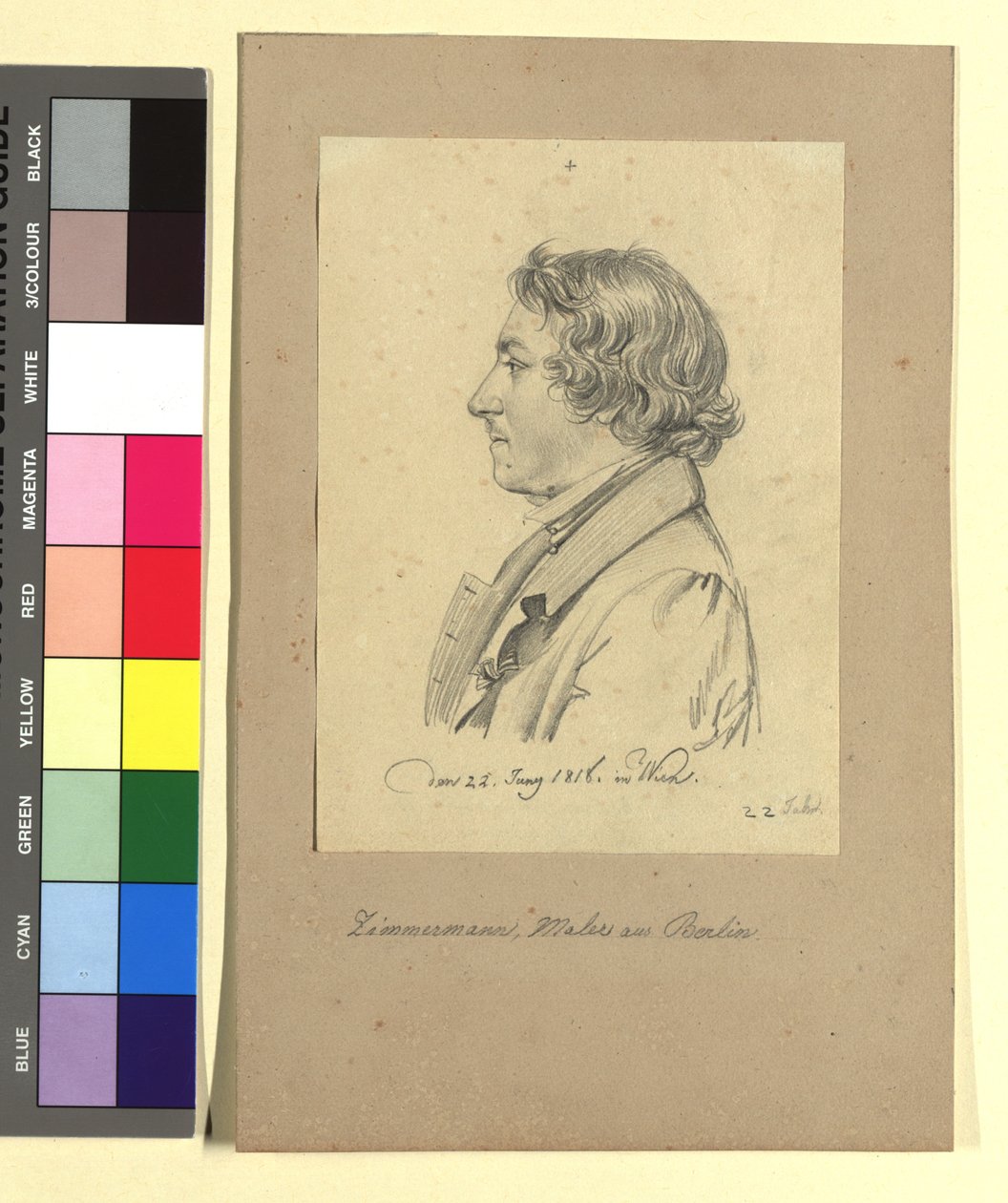 Karl Friedrich Zimmermann (1796–1820), malarz autorstwa Johann Adam Klein