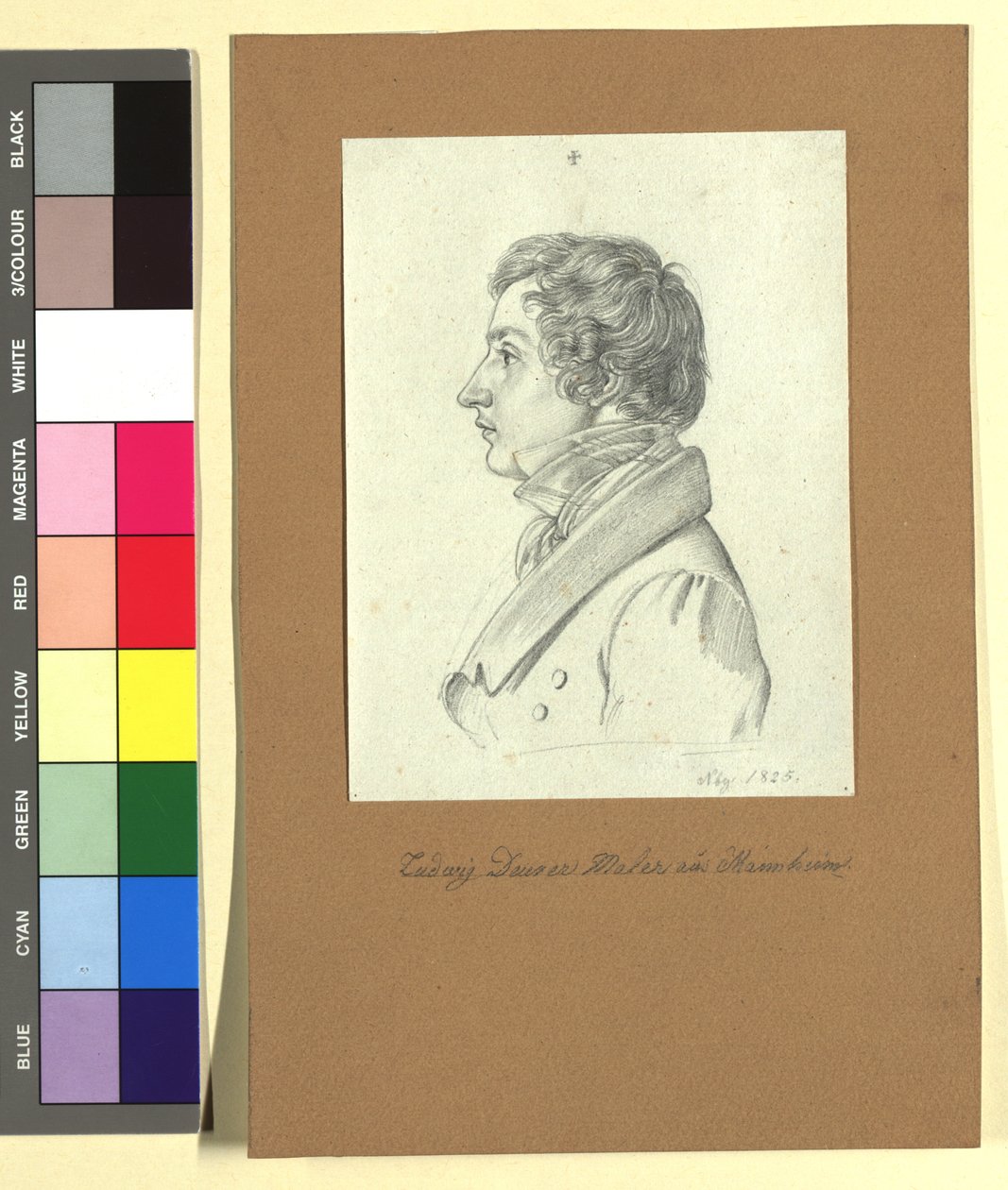 Ludwig Deurer (1806-1847), malarz autorstwa Johann Adam Klein