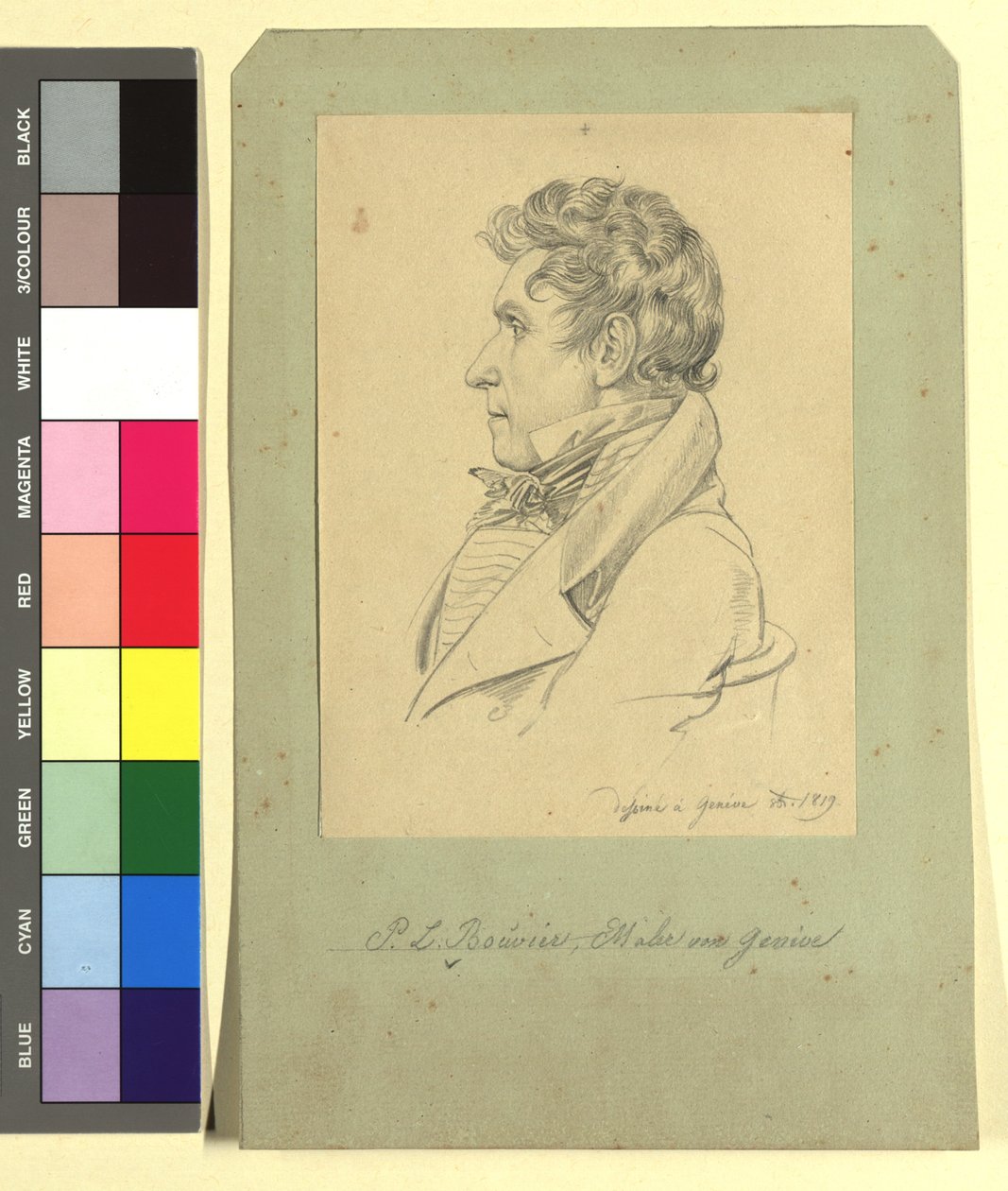 Pierre Louis Bouvier (1766–1836), portrecista autorstwa Johann Adam Klein