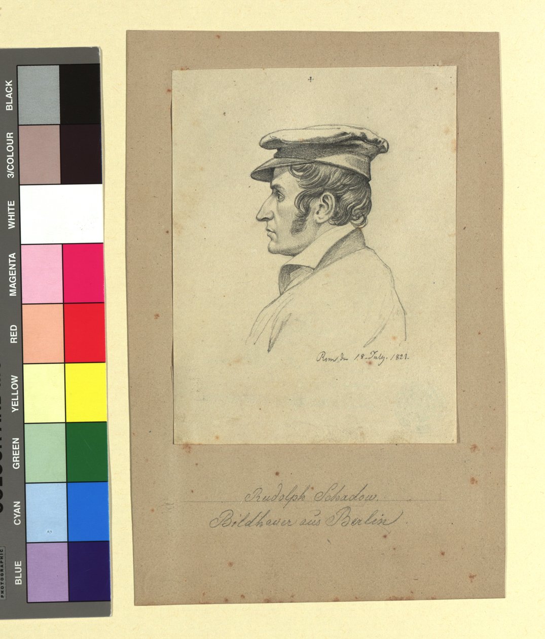 Rudolf Schadow (1786–1822), rzeźbiarz autorstwa Johann Adam Klein