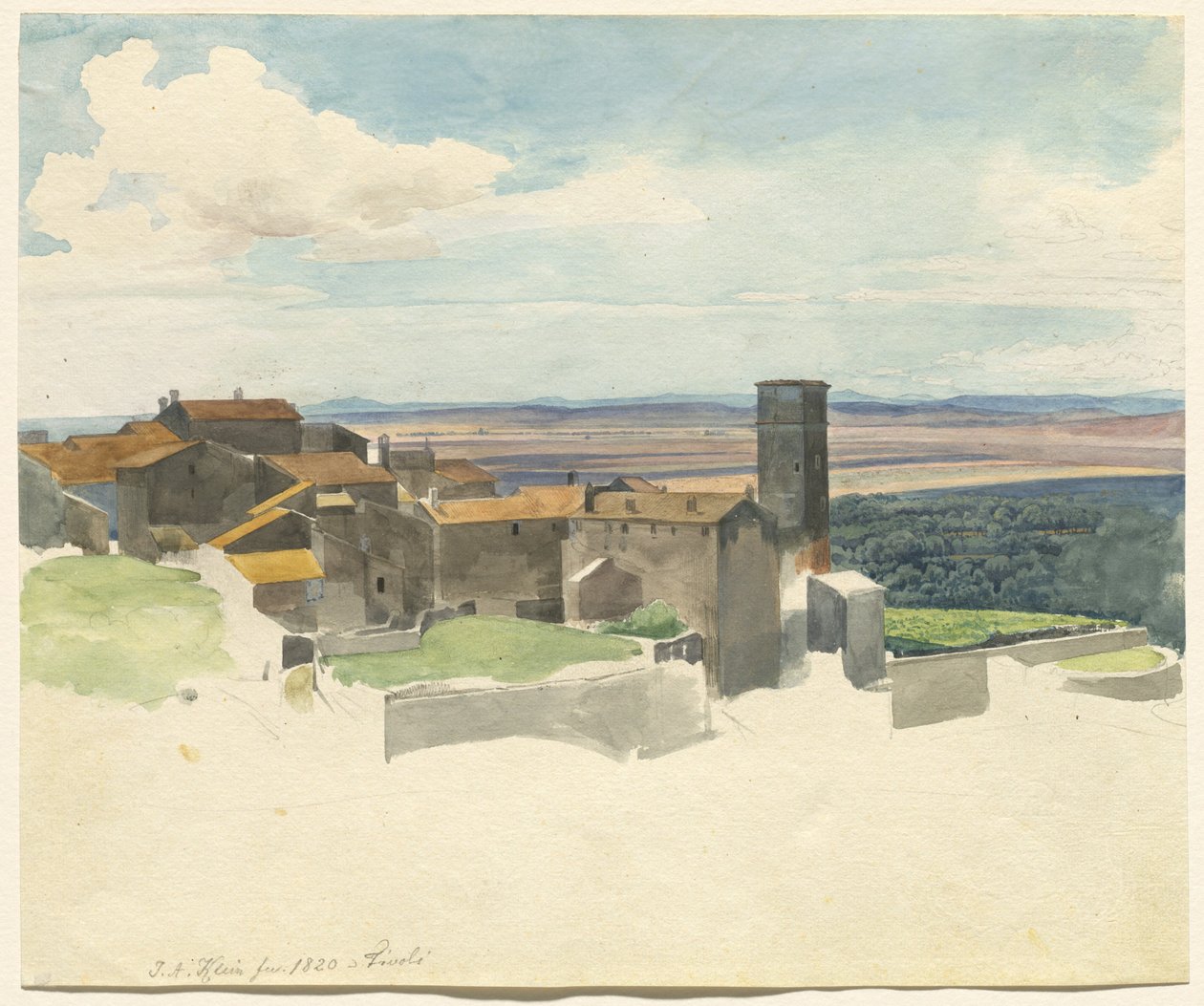 Tivoli i rzymska Kampania autorstwa Johann Adam Klein