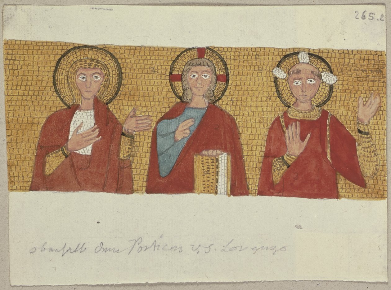 Aus: Sammlung von Umrissen und Durchzeichnungen, Band 1, Blatt 100 autorstwa Johann Anton Ramboux