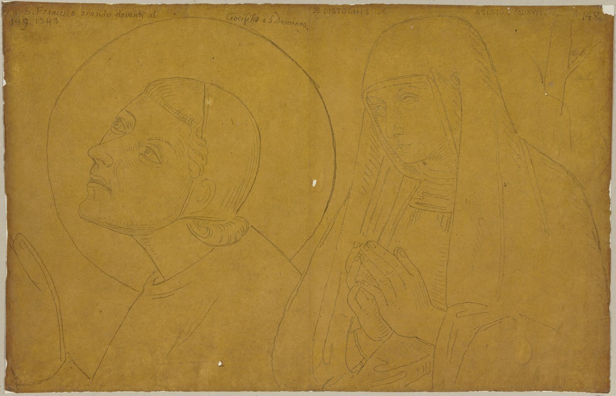 Aus: Sammlung von Umrissen und Durchzeichnungen, Band 3, Blatt 102 autorstwa Johann Anton Ramboux