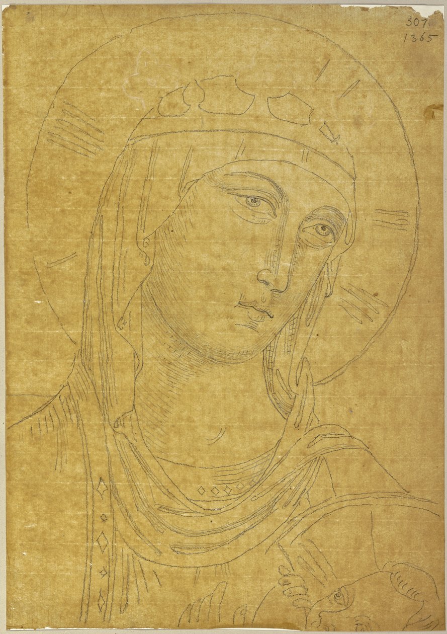 Aus: Sammlung von Umrissen und Durchzeichnungen, Band 6, Blatt 44 autorstwa Johann Anton Ramboux