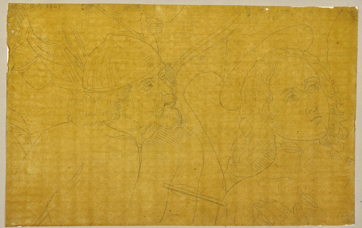 Aus: Sammlung von Umrissen und Durchzeichnungen, Band 7, Blatt 67 autorstwa Johann Anton Ramboux