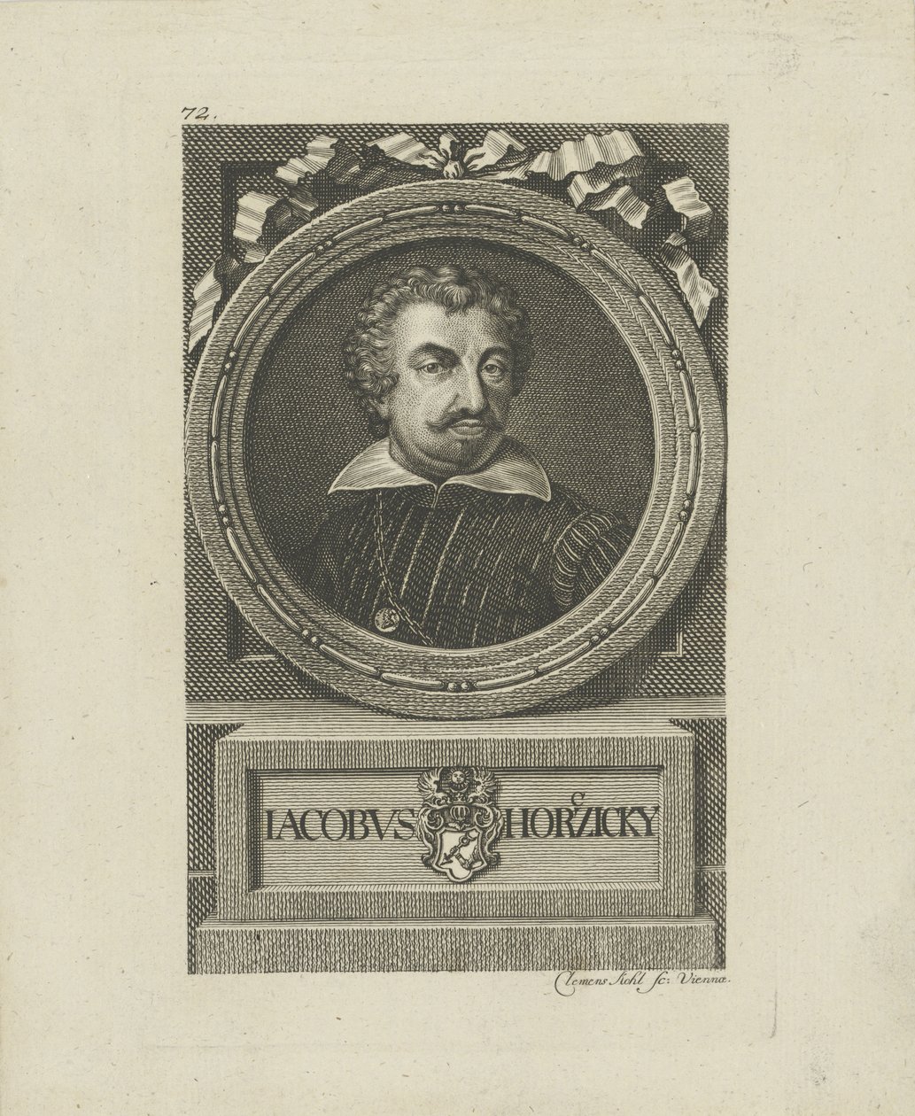 Portret Jakuba Horcickiego z Tepence 1575-1622. autorstwa Johann Balzer