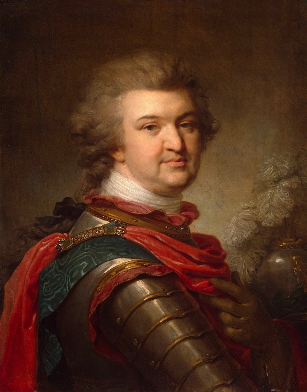 Portret księcia Grigorija Potiomkina, ok. 1790 autorstwa Johann Baptist Edler von Lampi