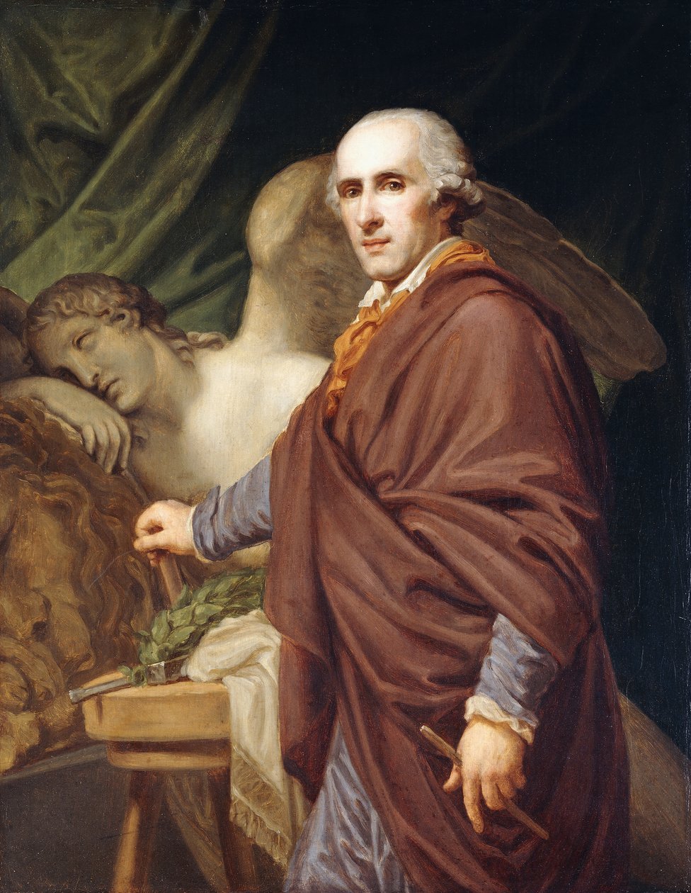 Portret Antonio Canova autorstwa Johann Baptist Edler von Lampi