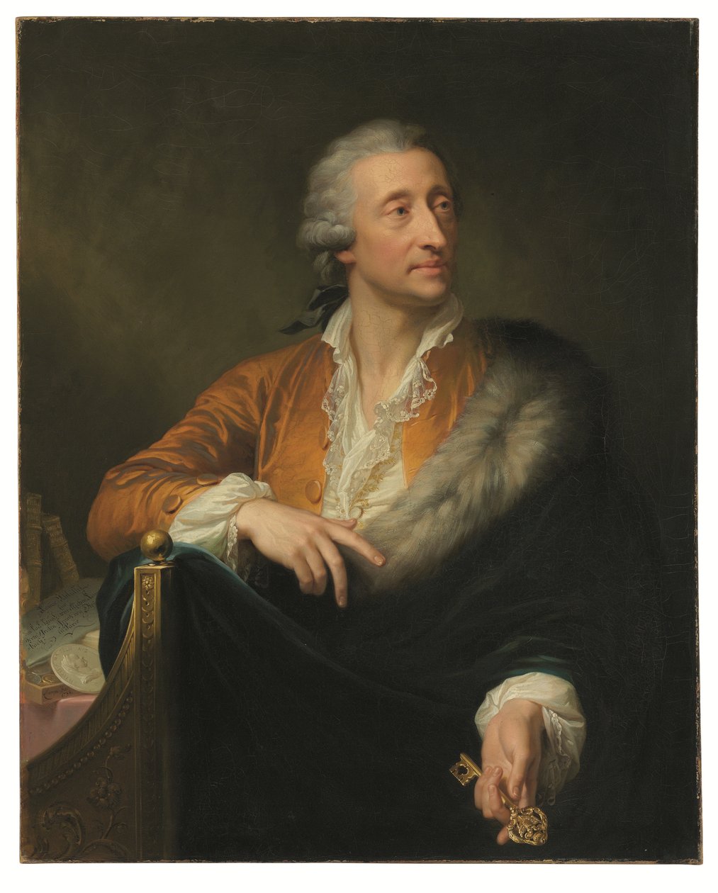 Portret hrabiego Franza Petera Friedricha von Diesbach (1739-1811) autorstwa Johann Baptist I Lampi