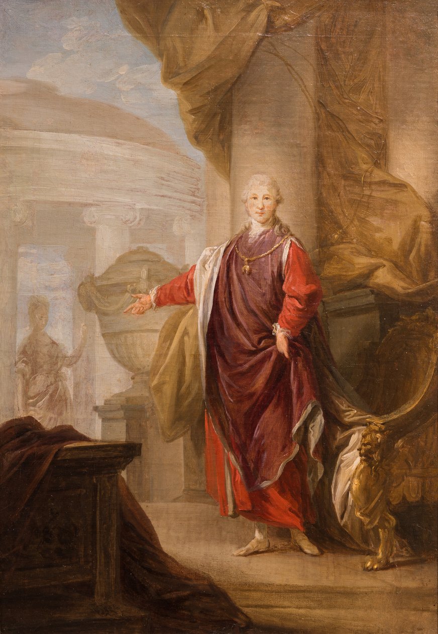 Portret Wenzela Antona, księcia Kaunitz-Rietberg autorstwa Johann Baptist I Lampi