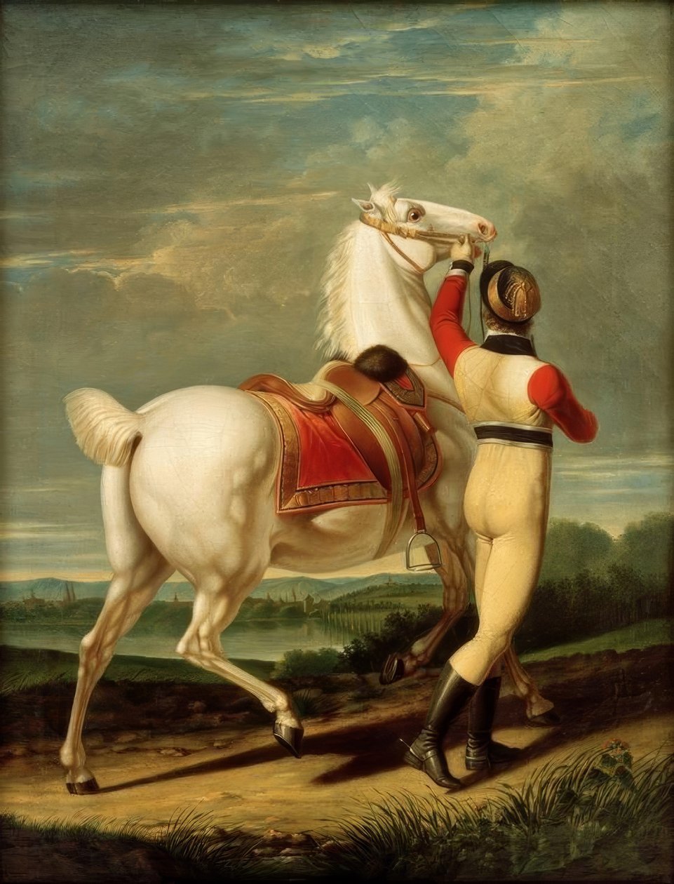 Ulubiony koń Fryderyka II Wirtembergii autorstwa Johann Baptist Seele