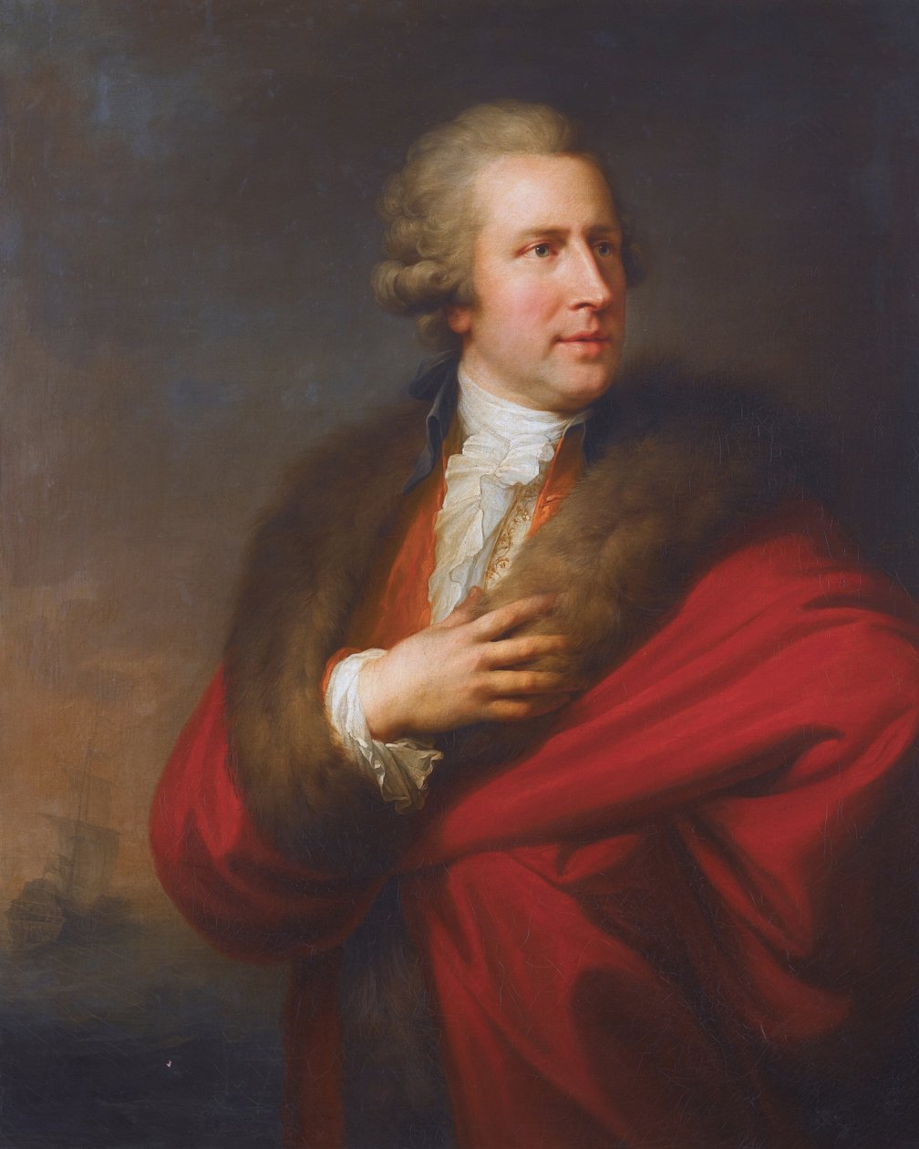 Portret Charlesa Whitwortha, 1. hrabiego Whitwortha 1752-1825, po 1789 r. autorstwa Johann Baptist von Lampi the Elder