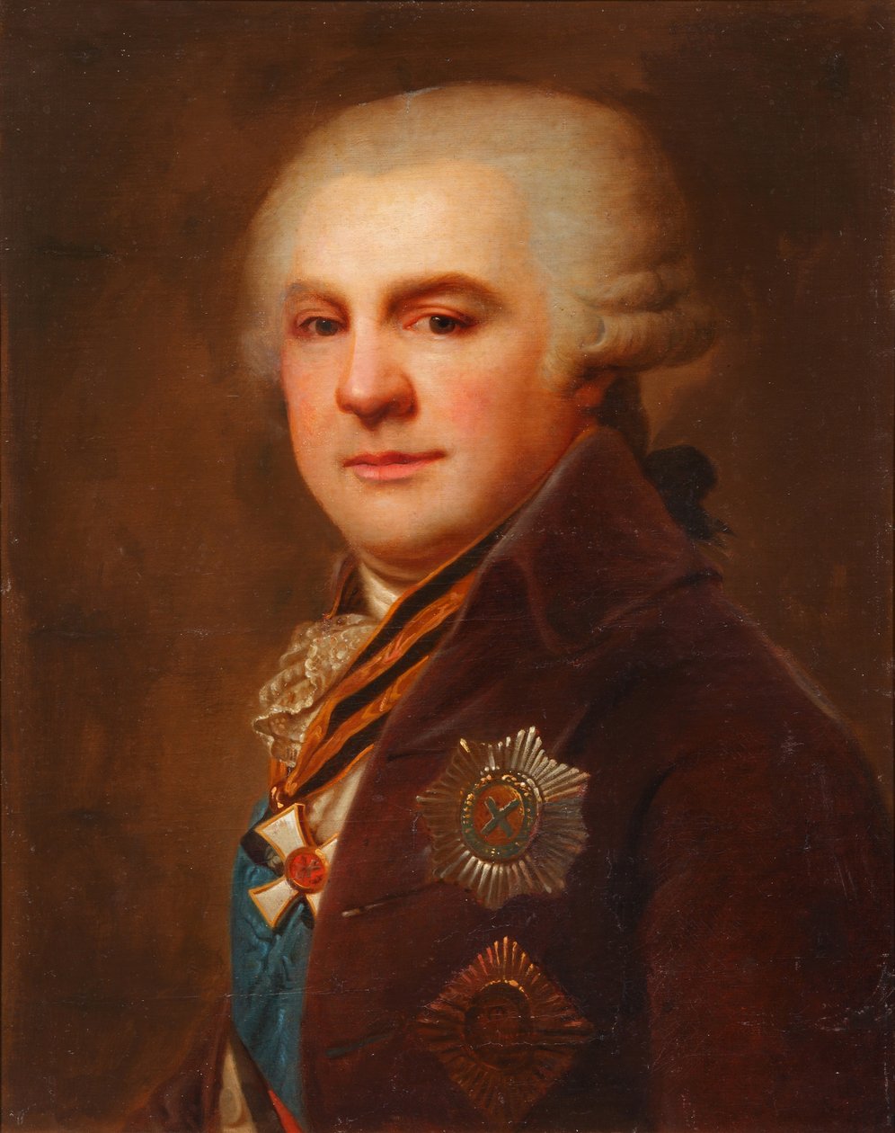 Portret hrabiego Aleksandra Nikołajewicza Samojłowa 1744-1814, po 1796 autorstwa Johann Baptist von Lampi the Elder