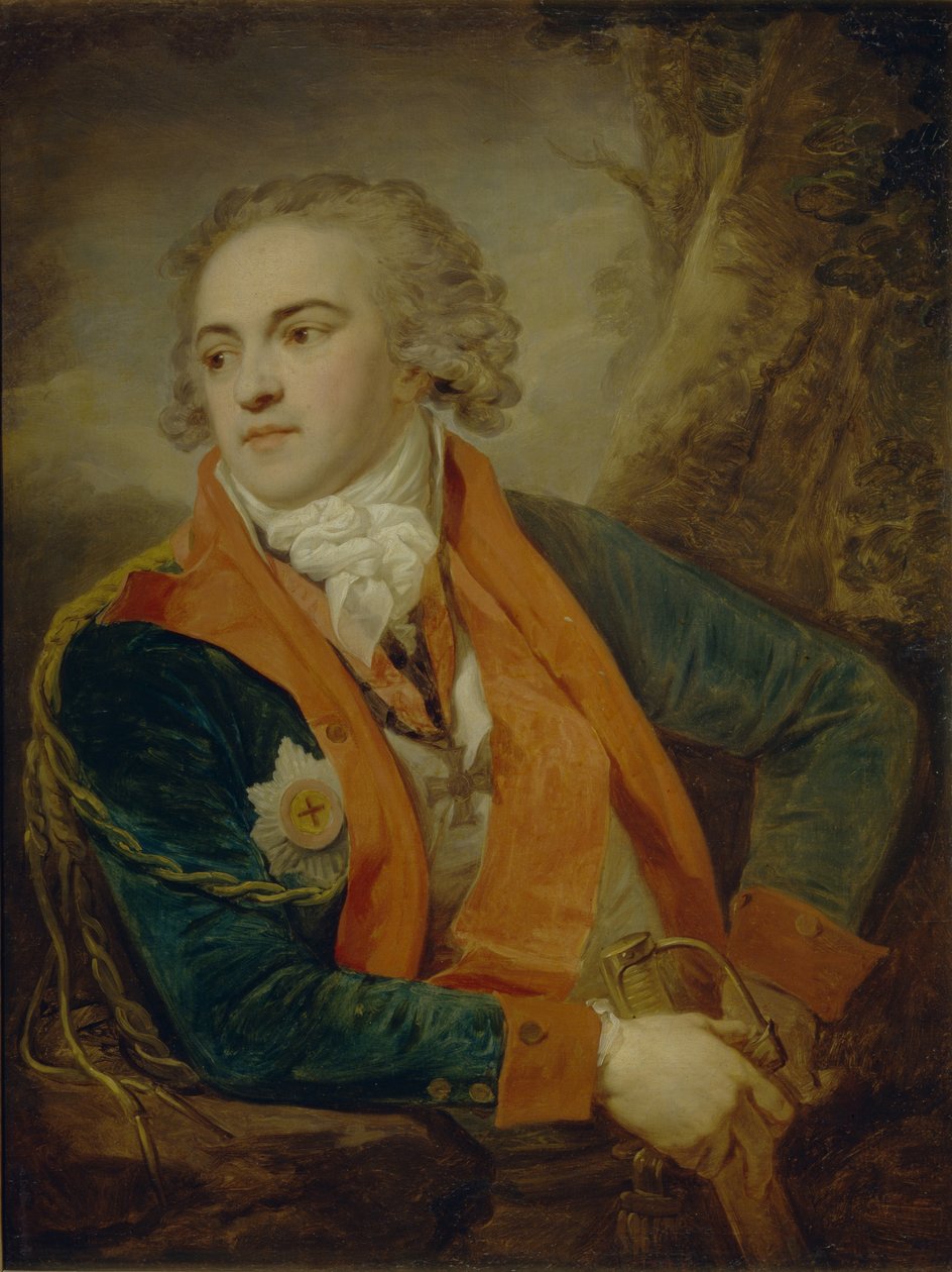 Portret hrabiego Stepana Stiepanowicza Apraksina 1757-1827, 1793 autorstwa Johann Baptist von Lampi the Elder