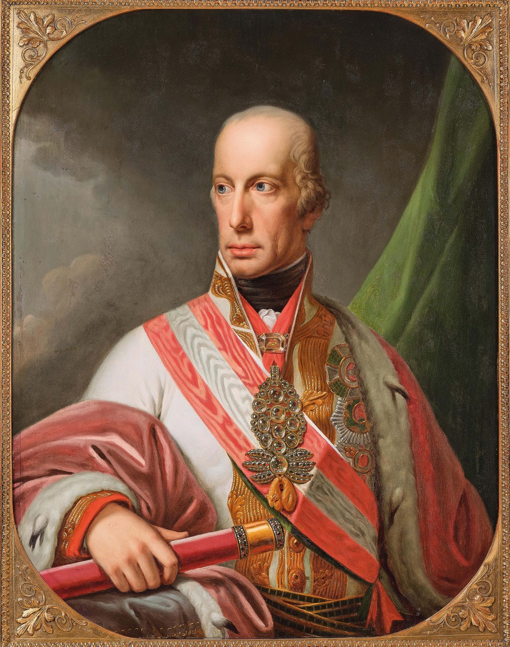 Portret Świętego Cesarza Rzymskiego Franciszka II 1768-1835. autorstwa Johann Baptist von Lampi the Elder