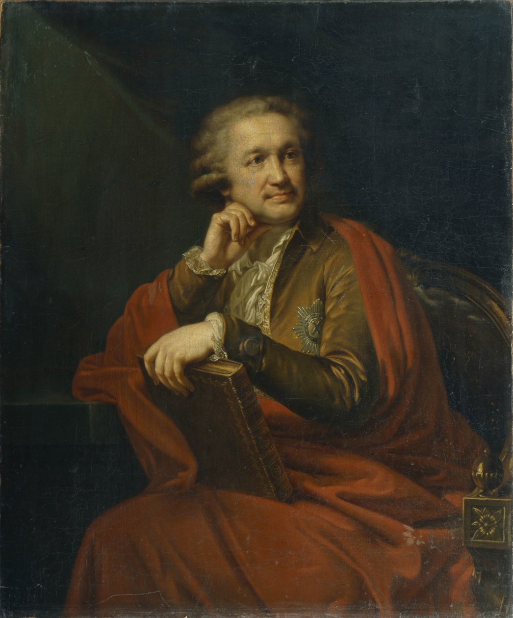 Portret księcia Aleksandra Siergiejewicza Stroganowa 1733-1811, 1793 autorstwa Johann Baptist von Lampi the Elder