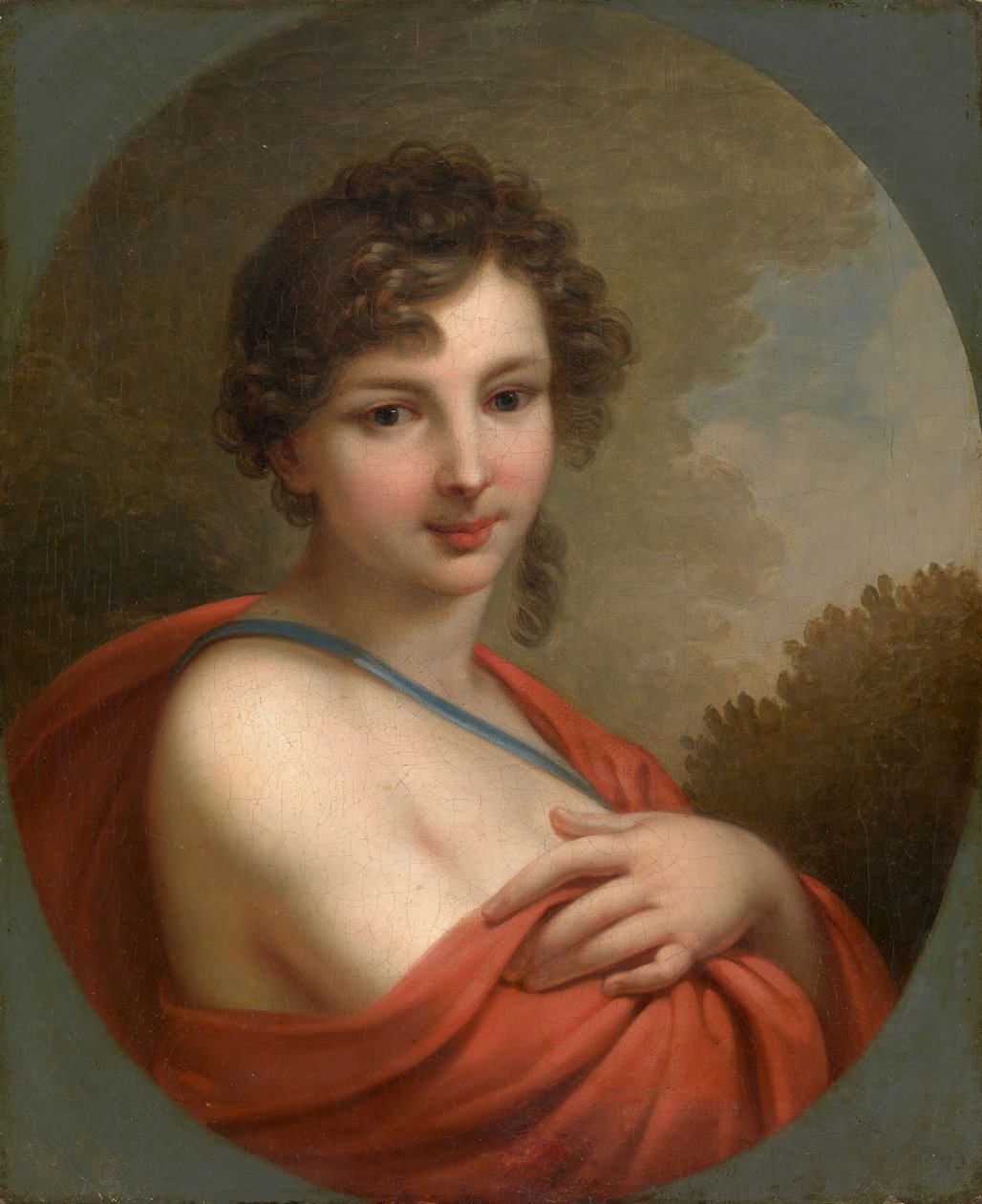 Portret Eleny Naryszkiny 17851855, 1800 autorstwa Johann Baptist von Lampi the Elder