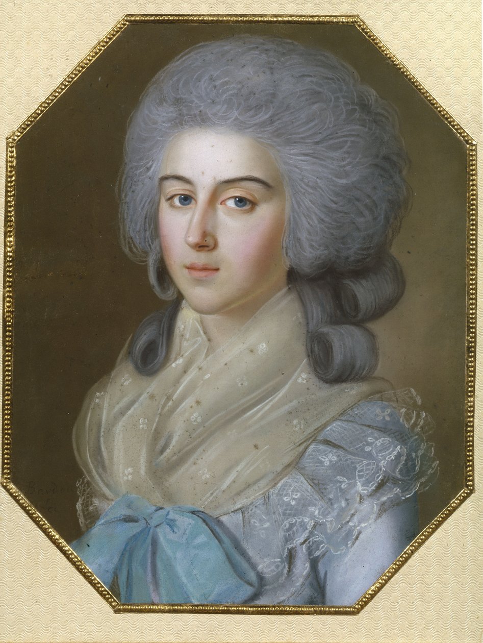 Portret hrabiny Anny Aleksandrownej Golicyny, baronowej Stroganowej 1739-1816, 1786 autorstwa Johann Bardou