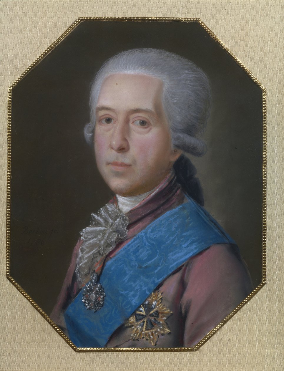 Portret generała hrabiego Michaiła Michajłowicza Golicyna 1731-1806, 1786 autorstwa Johann Bardou