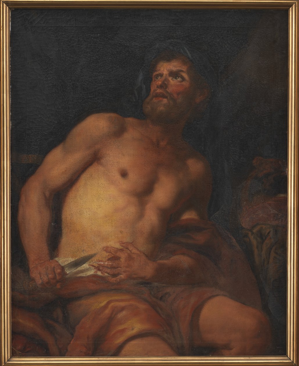 Śmierć Katona Młodszego autorstwa Johann Carl Loth